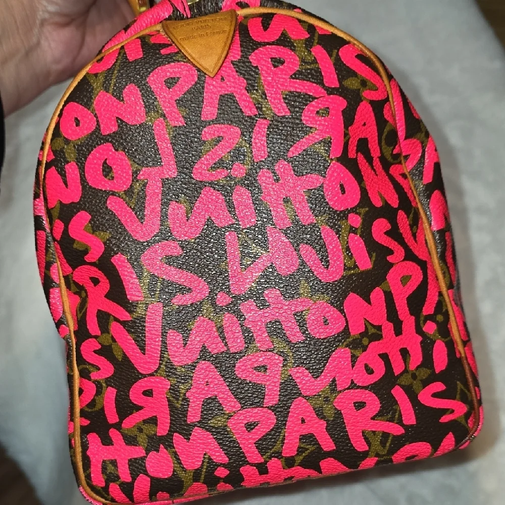Louis VUITTON GRAFFITI SPEEDY 30 - Picture 5 of 15